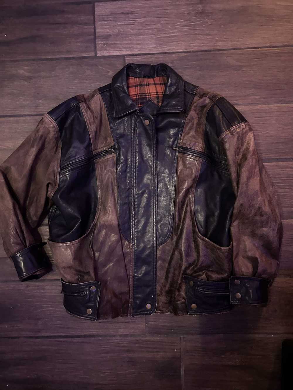 Streetwear × Vintage Leather Jacket - image 1