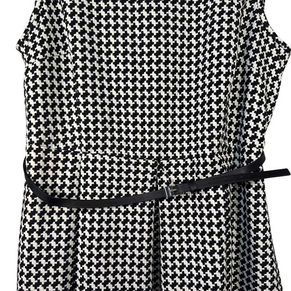 Calvin Klein Womens  Size 18W Houndstooth Sleevel… - image 4