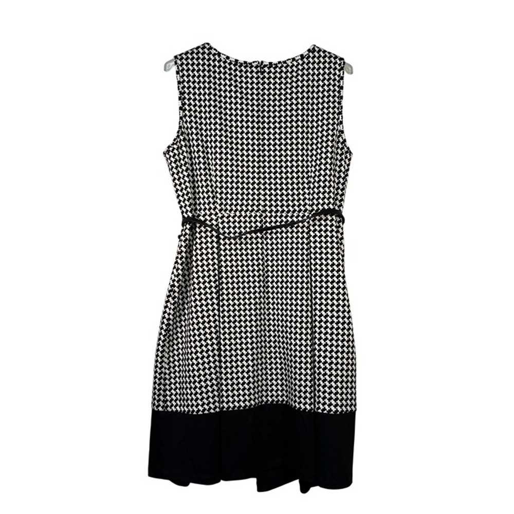 Calvin Klein Womens  Size 18W Houndstooth Sleevel… - image 6