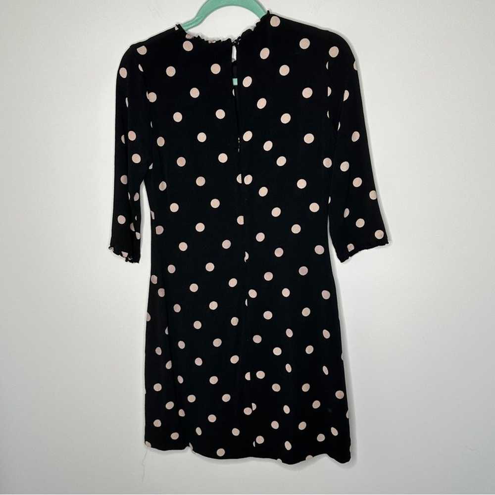 Kate Spade Textured black shift dress beige Larab… - image 11