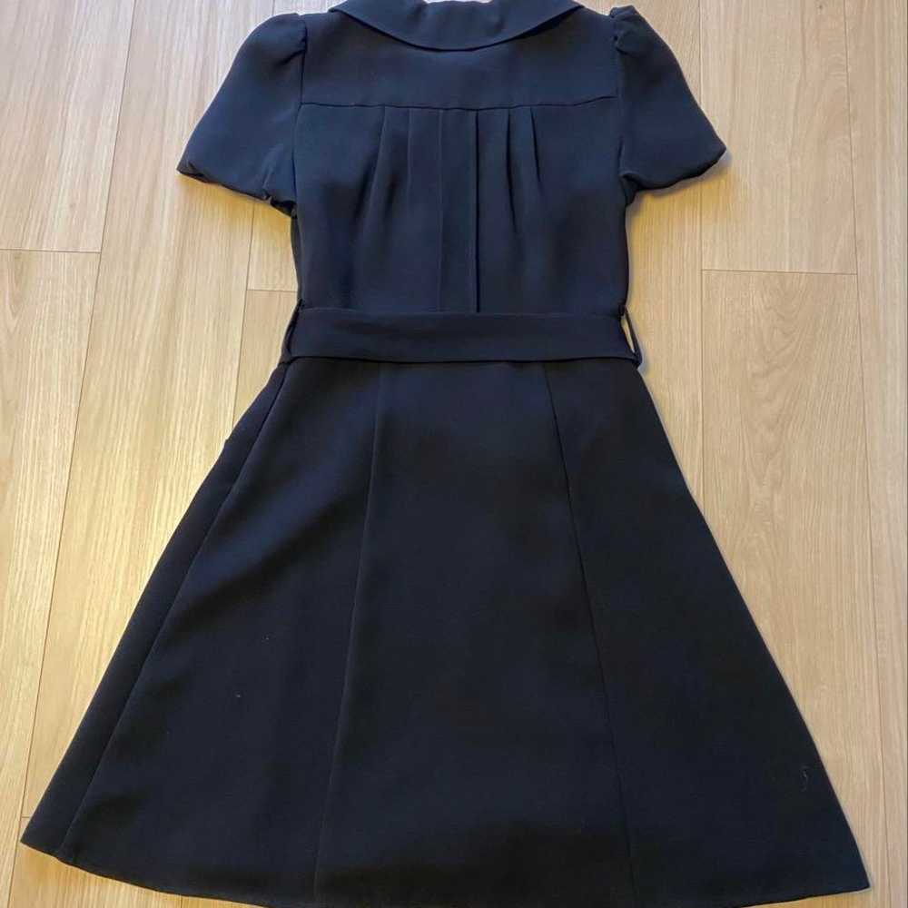 Paul & Joe Black Short Sleeve Knee-Length Dress - image 10