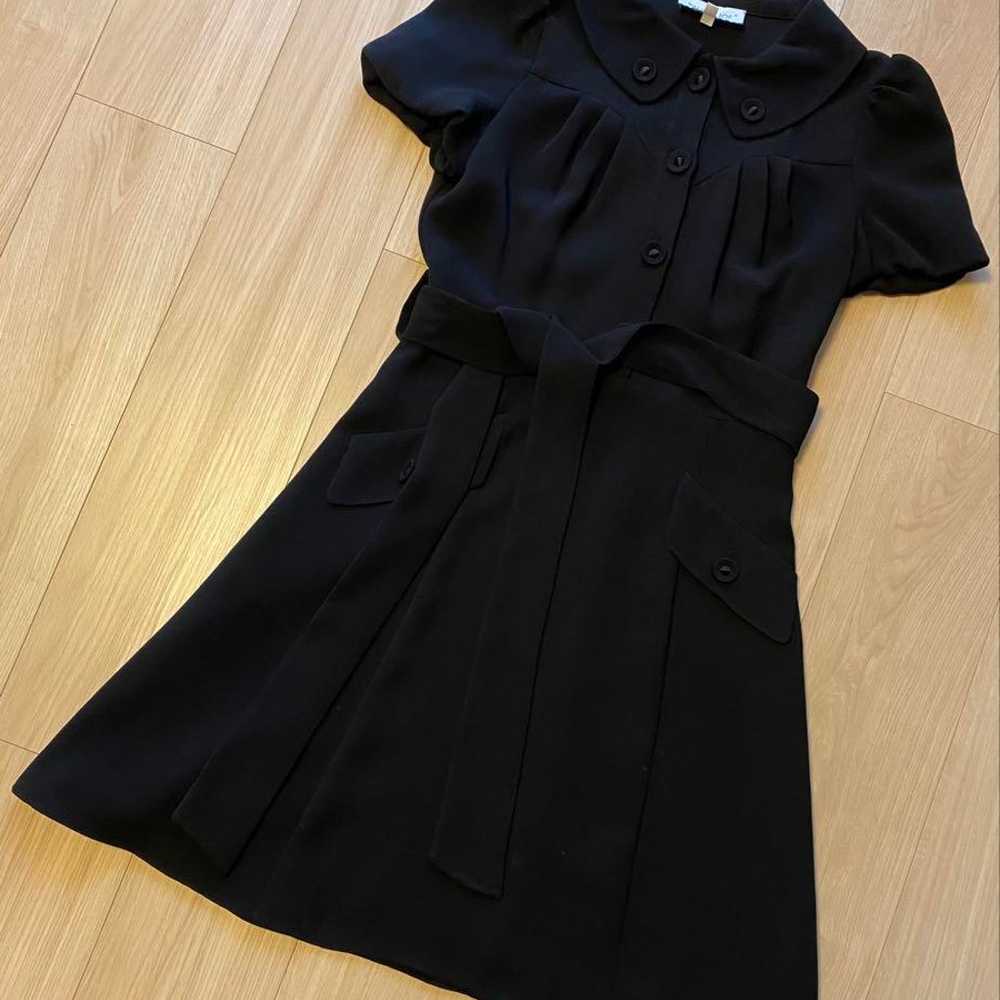 Paul & Joe Black Short Sleeve Knee-Length Dress - image 1