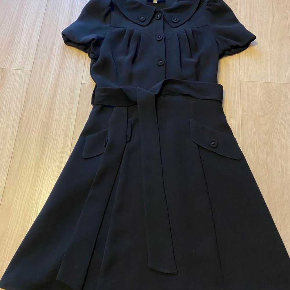 Paul & Joe Black Short Sleeve Knee-Length Dress - image 4