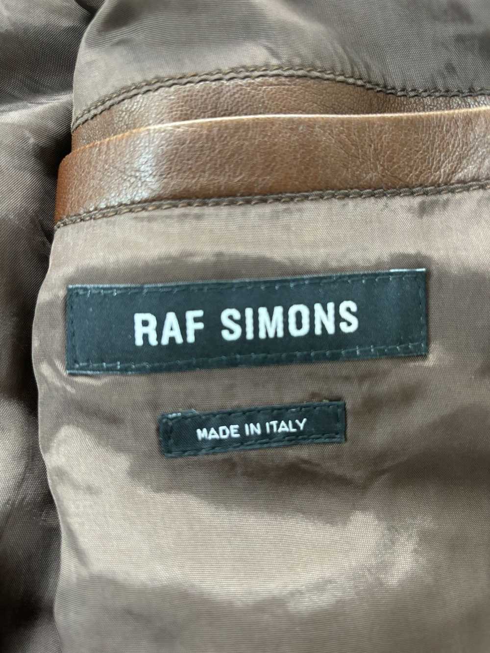 Raf Simons Raf Simons SS09 Vintage Brown Leather … - image 2