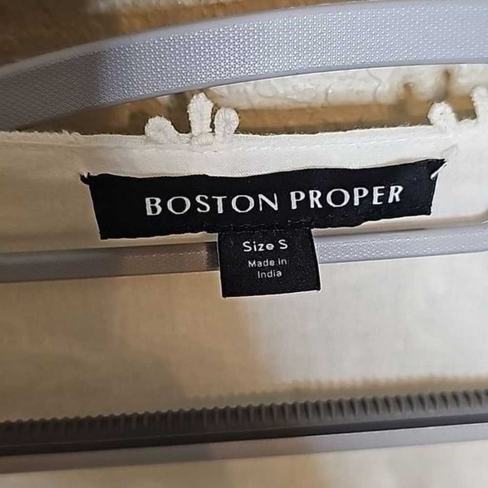 Boston Proper Small Mixed Media Boho Lace Long sl… - image 8