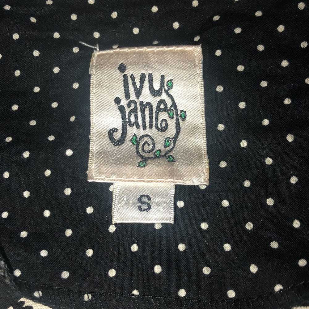 Ivy Jane black & white floral bell short sleeved … - image 12