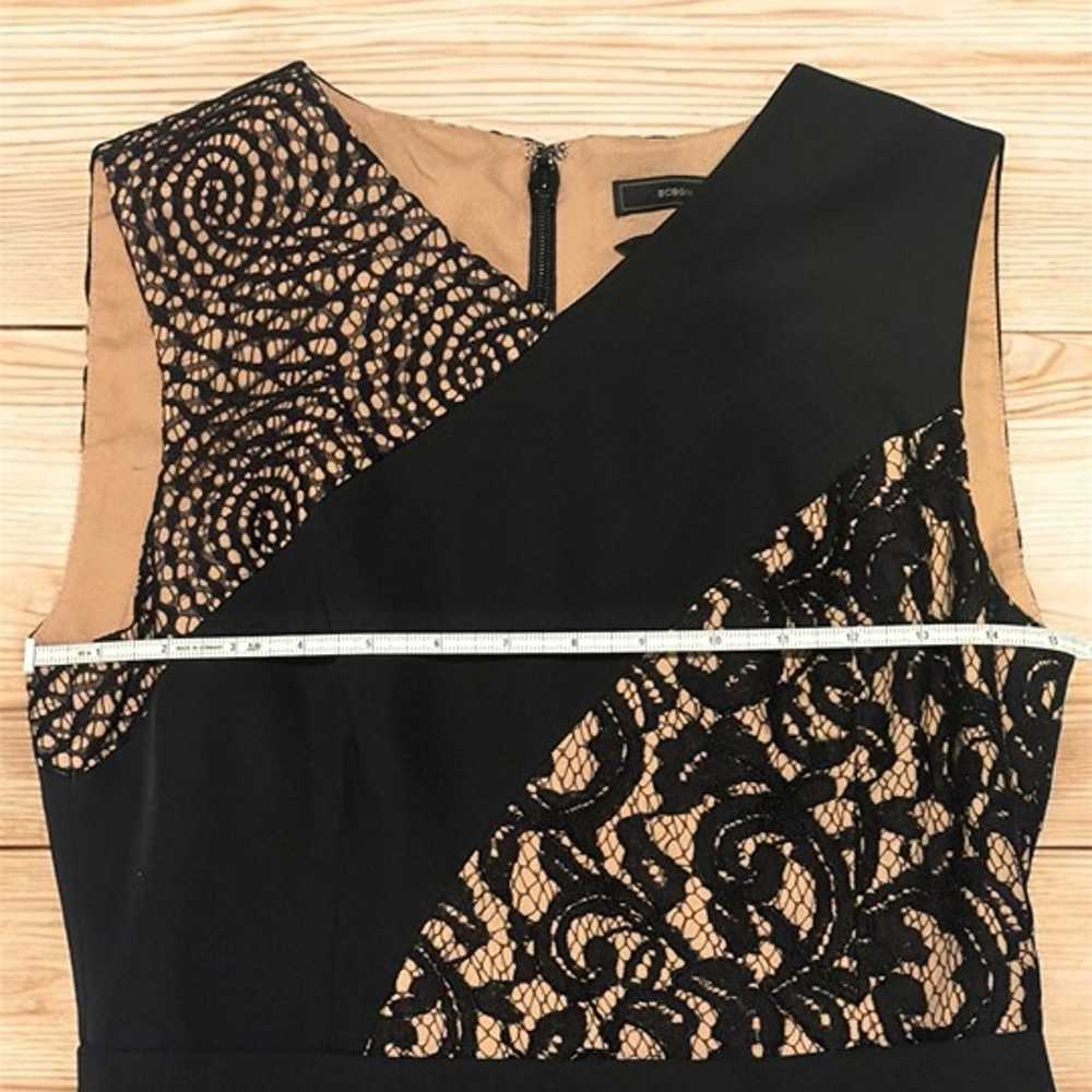 BCBGMaxAzria Black Lace Overlay Dress | Size 6 - image 3