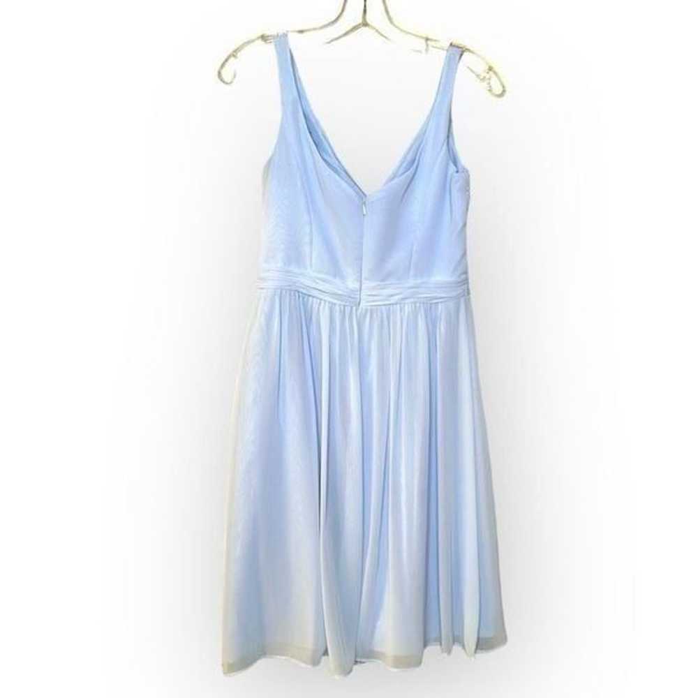 Davids Bridal Light Blue chiffon Dress F15603 wom… - image 3