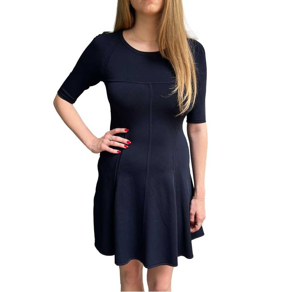 A.L.C. Navy Shelby Seamed Raglan Dress Size Size S - image 2