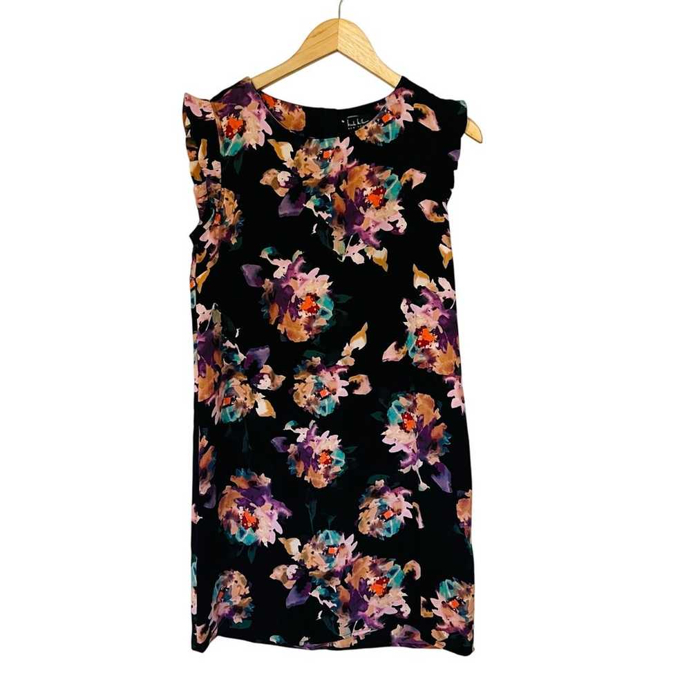 Nicole Miller Floral Multicolored Ruffle Sleeve D… - image 7