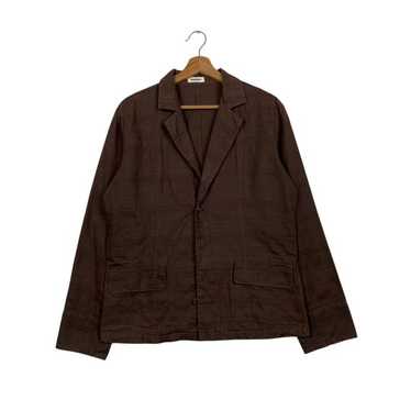 新品 Plantation イッセイミヤケ コットン ノーカラー ジャケット 新品 Plantation イッセイミヤケ コットン ノーカラー ジャケット