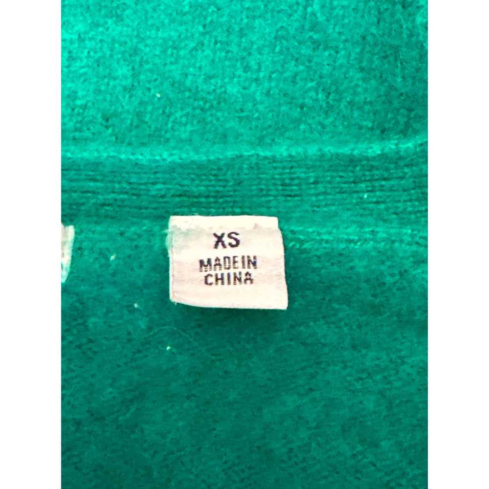 Uniqlo Uniqlo Cashmere Teal V Neck Long Sleeve Sw… - image 7