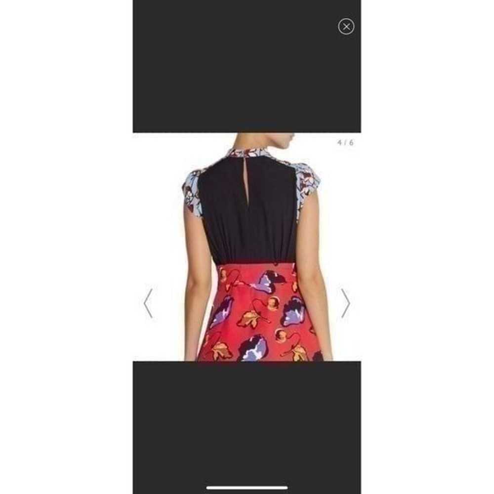 Floral printed silk dress - image 6