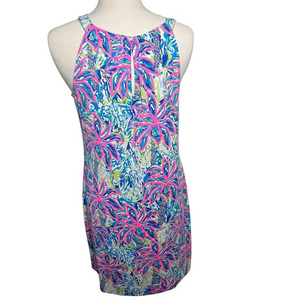 Lulu-B Keyhole Sleeveless Dress Multicolor Womens… - image 2