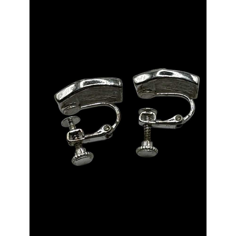 Silver & Gold Tone Clip-On Earrings. Women Jewelr… - image 3