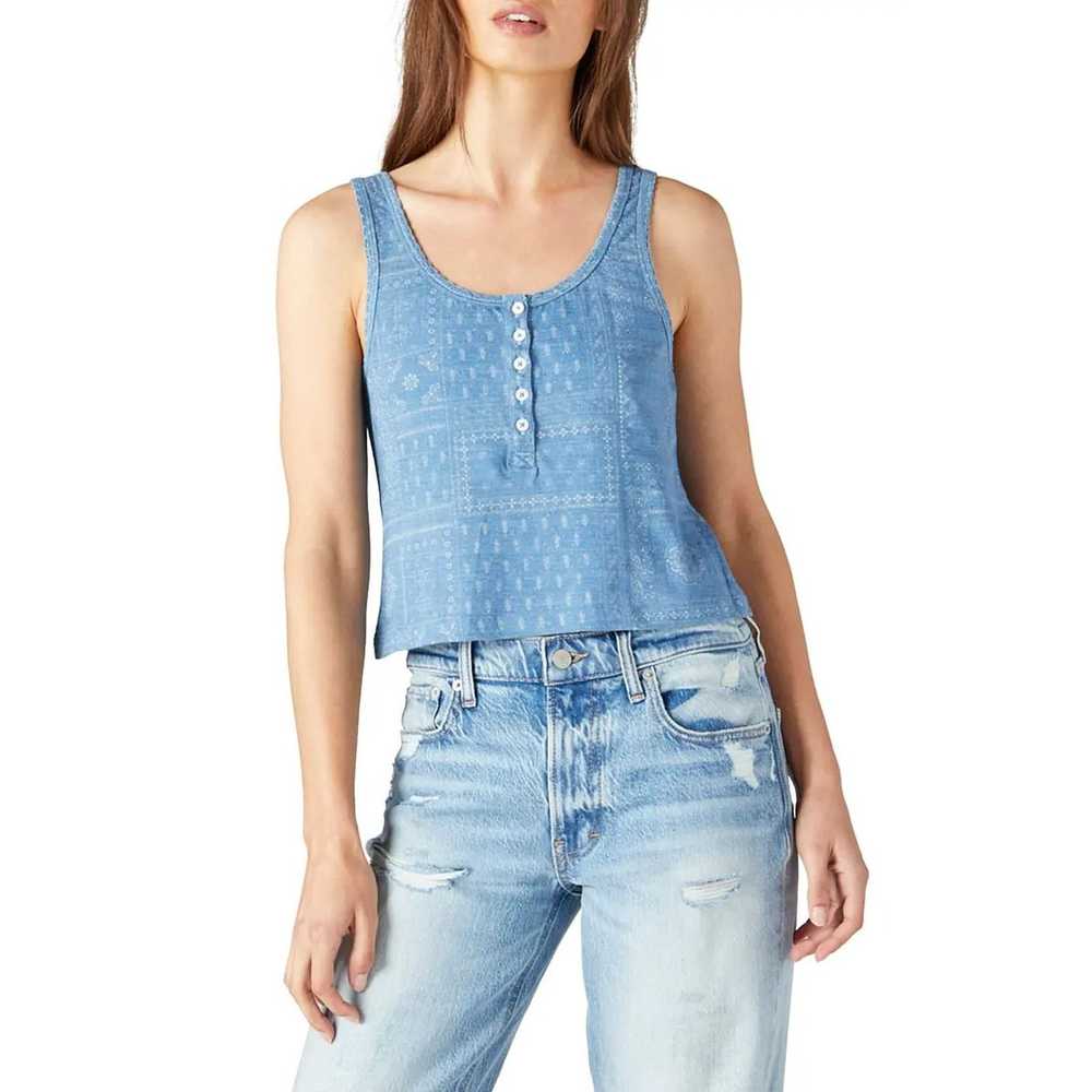 Lucky Brand Lucky Brand Women's Washed Blue Boho … - image 1