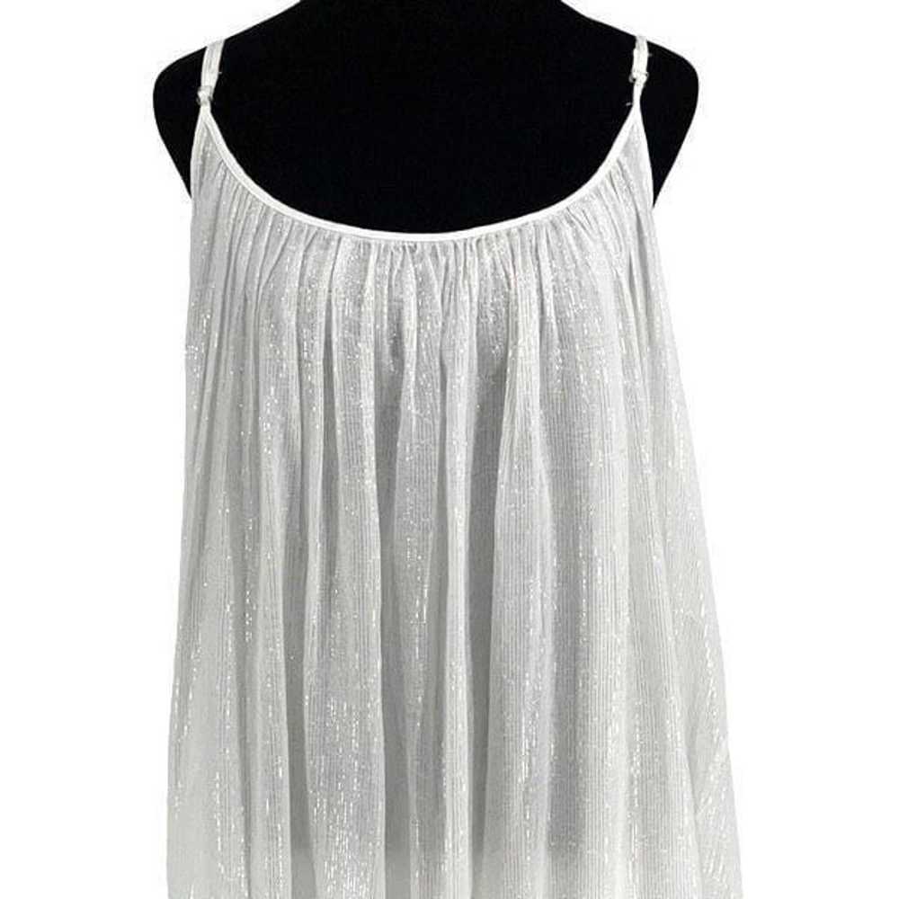 Debbie Katz Womens Tierred Pleated Sleeveless Boh… - image 2