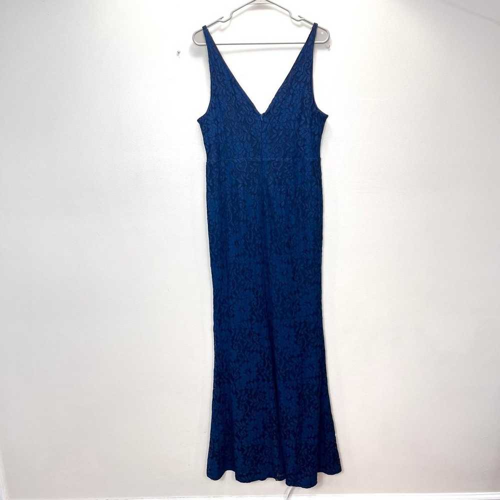 Lulus Glam Galore Navy Blue Lace Sleeveless Maxi … - image 6