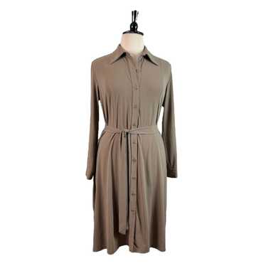 TravelSmith Shirt Dress Jersey Knit Collared Long 