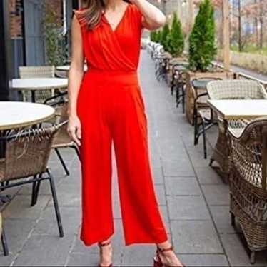 Cabi Vermilion Red Uptown Jumpsuit Spring 2020 Me… - image 1