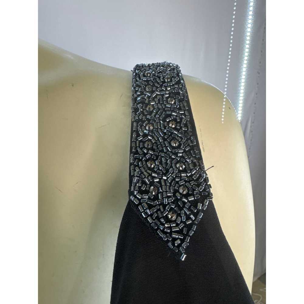 Carmen embellished black Gunmetal Beads Classic s… - image 11