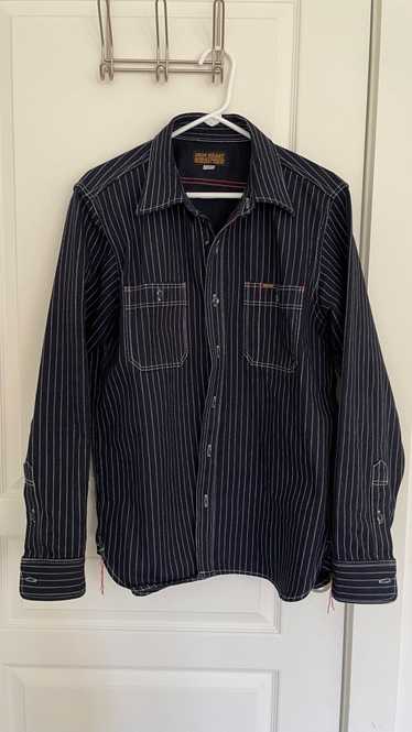 Iron Heart 12oz Wabash Work Shirt - Indigo