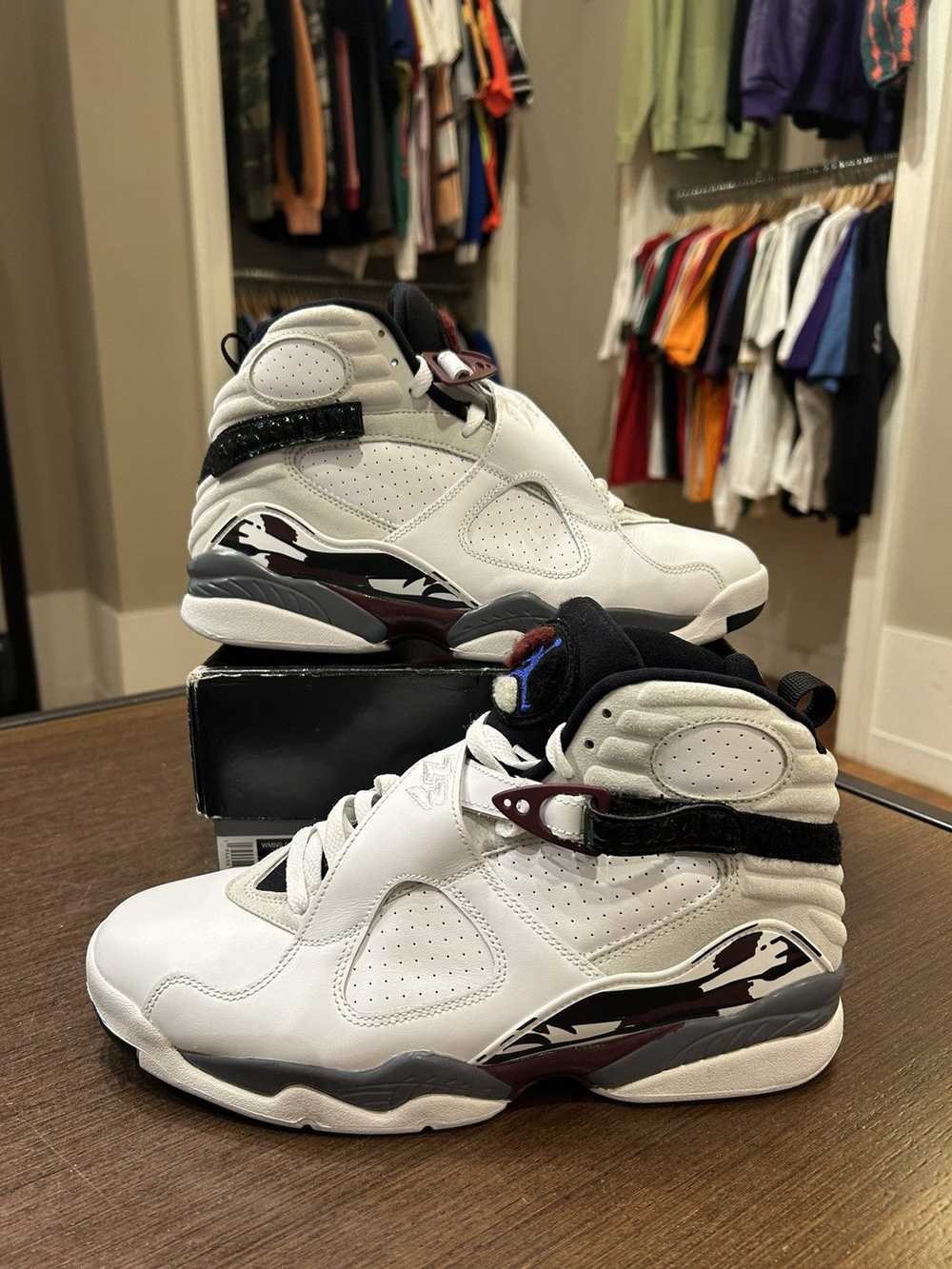 Jordan Brand Jordan 8 Retro White Burgundy (Women… - image 1