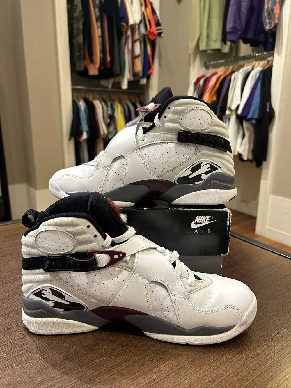 Jordan Brand Jordan 8 Retro White Burgundy (Women… - image 2