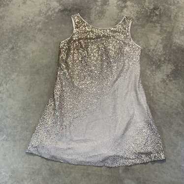 Eliza J Dress Womens 16 All Over Sequin Tank Dress