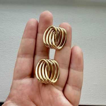 Vintage Bergere gold tone Earrings