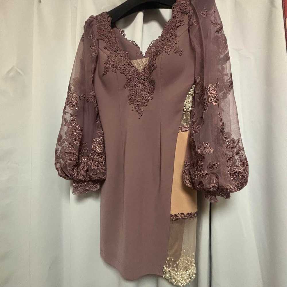 【Try-On Only】【Excellent Condition】an Lace Embroid… - image 7