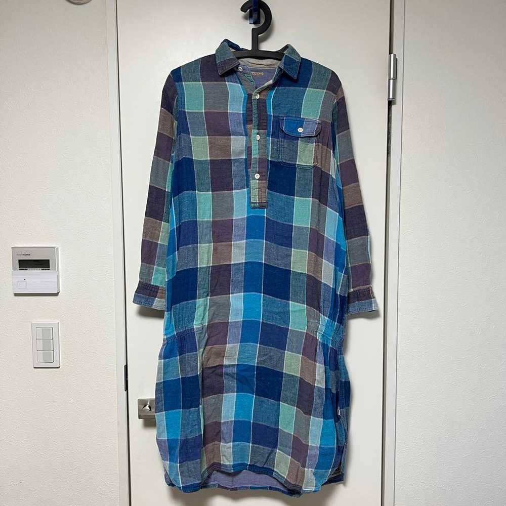 KAPITAL Flannel Check Long Dress - image 1