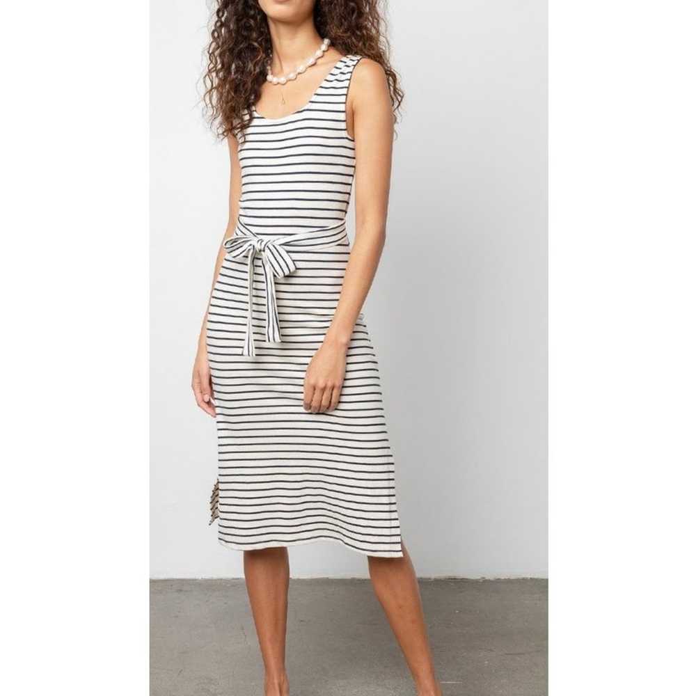 Rails 100% Cotton Taylin Striped Jersey Midi Dres… - image 8