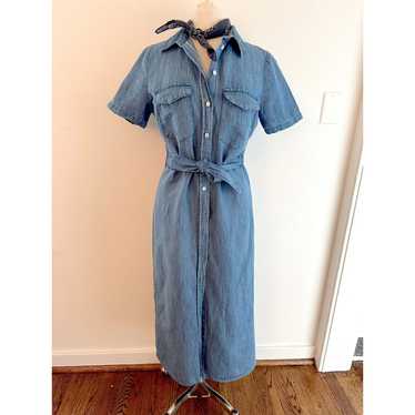 Zara Denim Dress The 90's Collection Vintage Styl… - image 1