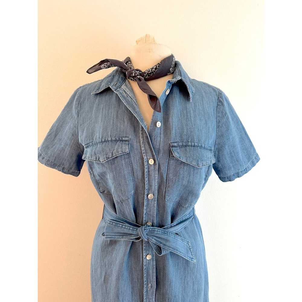 Zara Denim Dress The 90's Collection Vintage Styl… - image 2