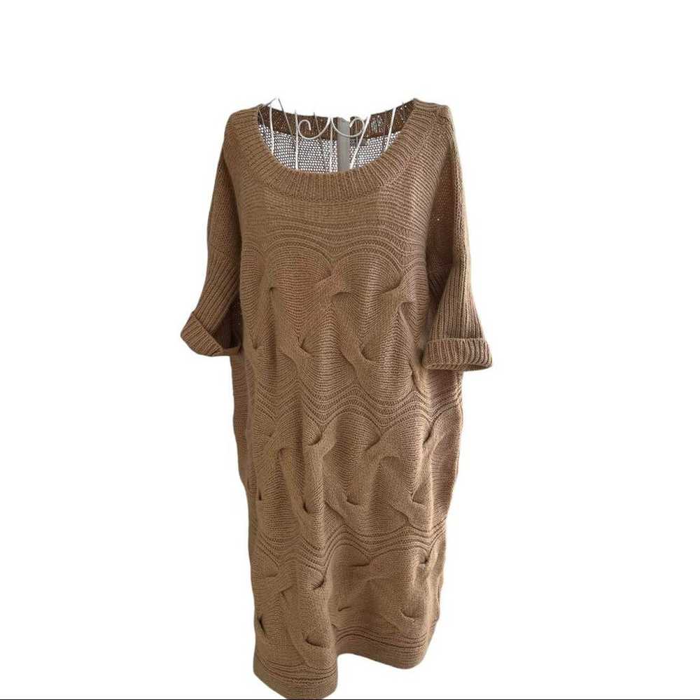 ADORE Alpaca Summer Knit Dress Cable Knit - image 1