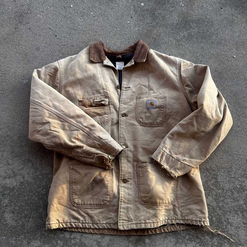 Carhartt × Made In Usa × Vintage 90s Carhartt bla… - image 2