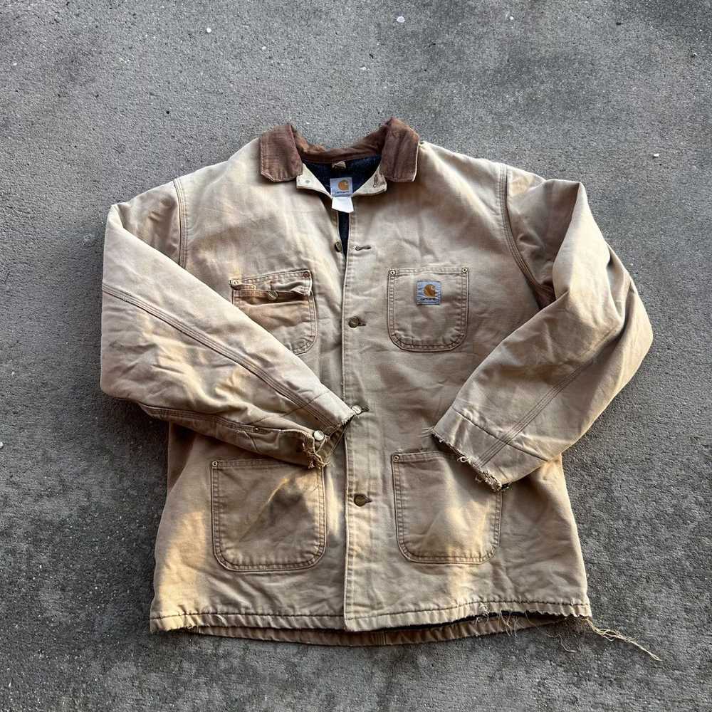 Carhartt × Made In Usa × Vintage 90s Carhartt bla… - image 3