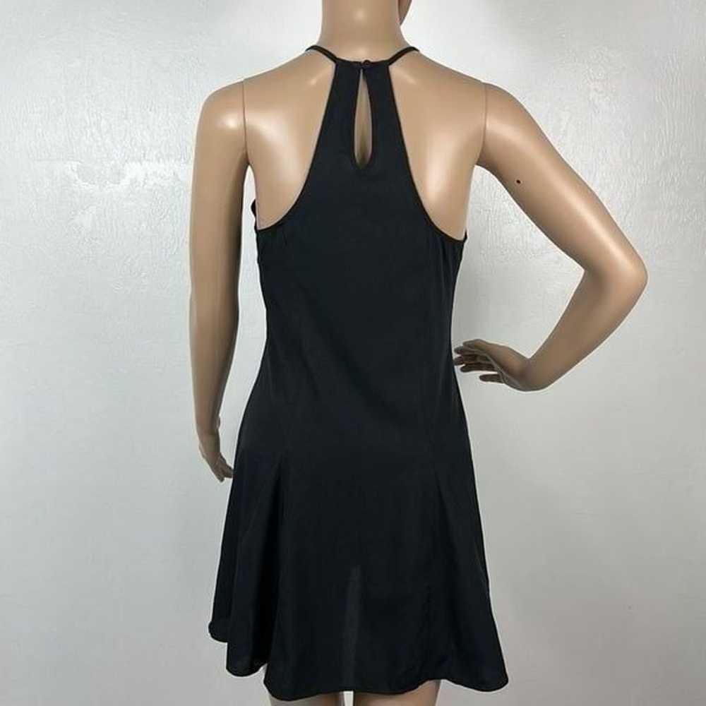 NBD Black Beaded Halter Neck A-line Mini Dress Si… - image 4