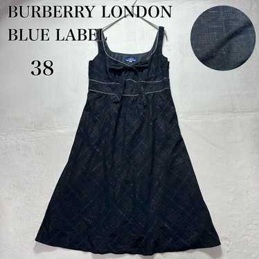 Burberry London Blue Label Dress Check Glitter Ri… - image 1