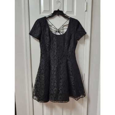 80' Spider-web Black Lace Dress 10 - image 1