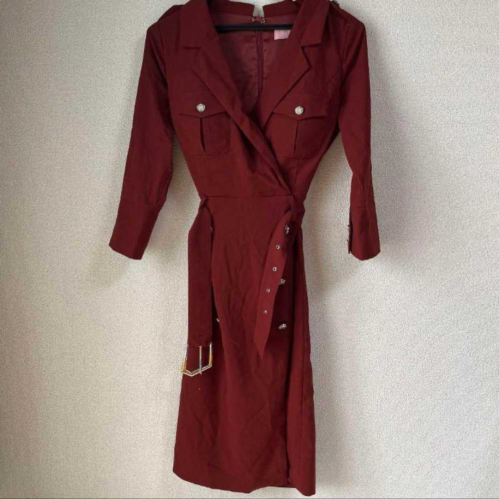 SOBRE Soble trench-like tailored dress size M, ex… - image 3