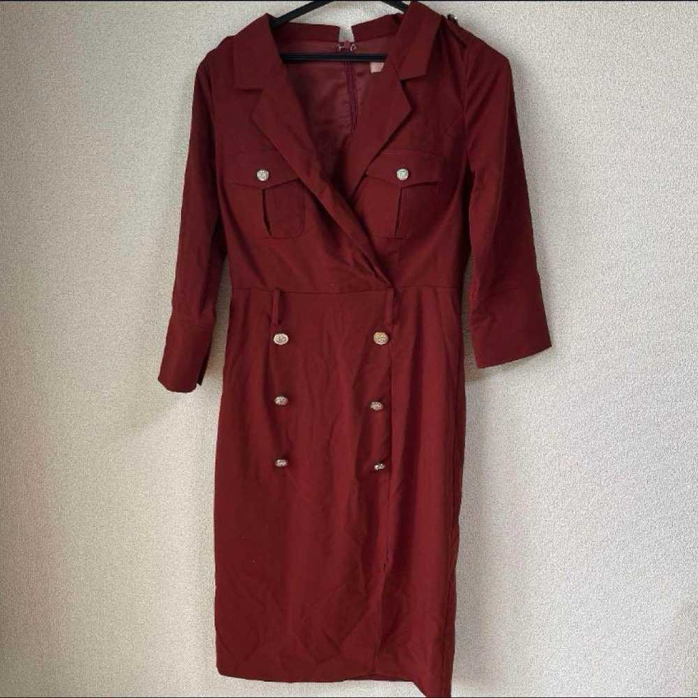 SOBRE Soble trench-like tailored dress size M, ex… - image 5