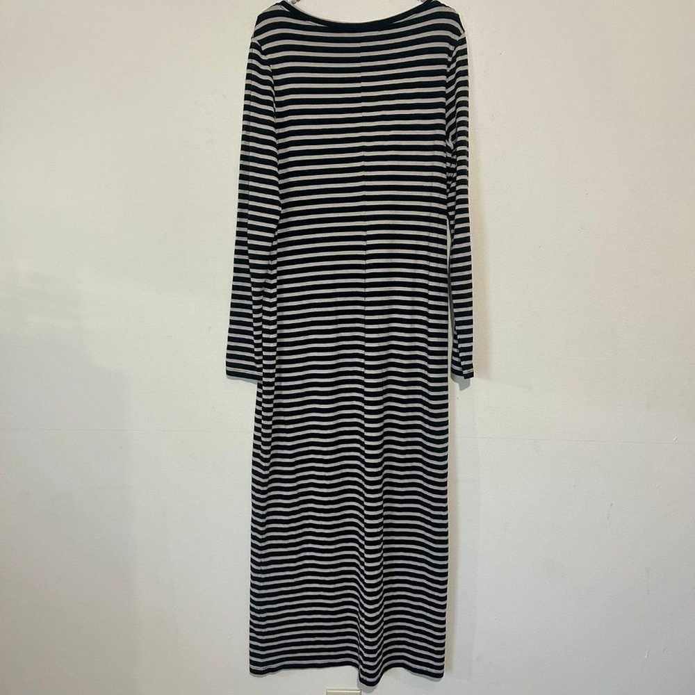 Peruvian Connection Andover Striped Scoop Neck Lo… - image 5