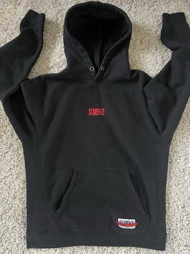 【超激レア】SCARFACE×SHOE PALACE トラックジャケット 赤×黒 Scarface x shoe palace Al Pacino movie promo zip up jacket