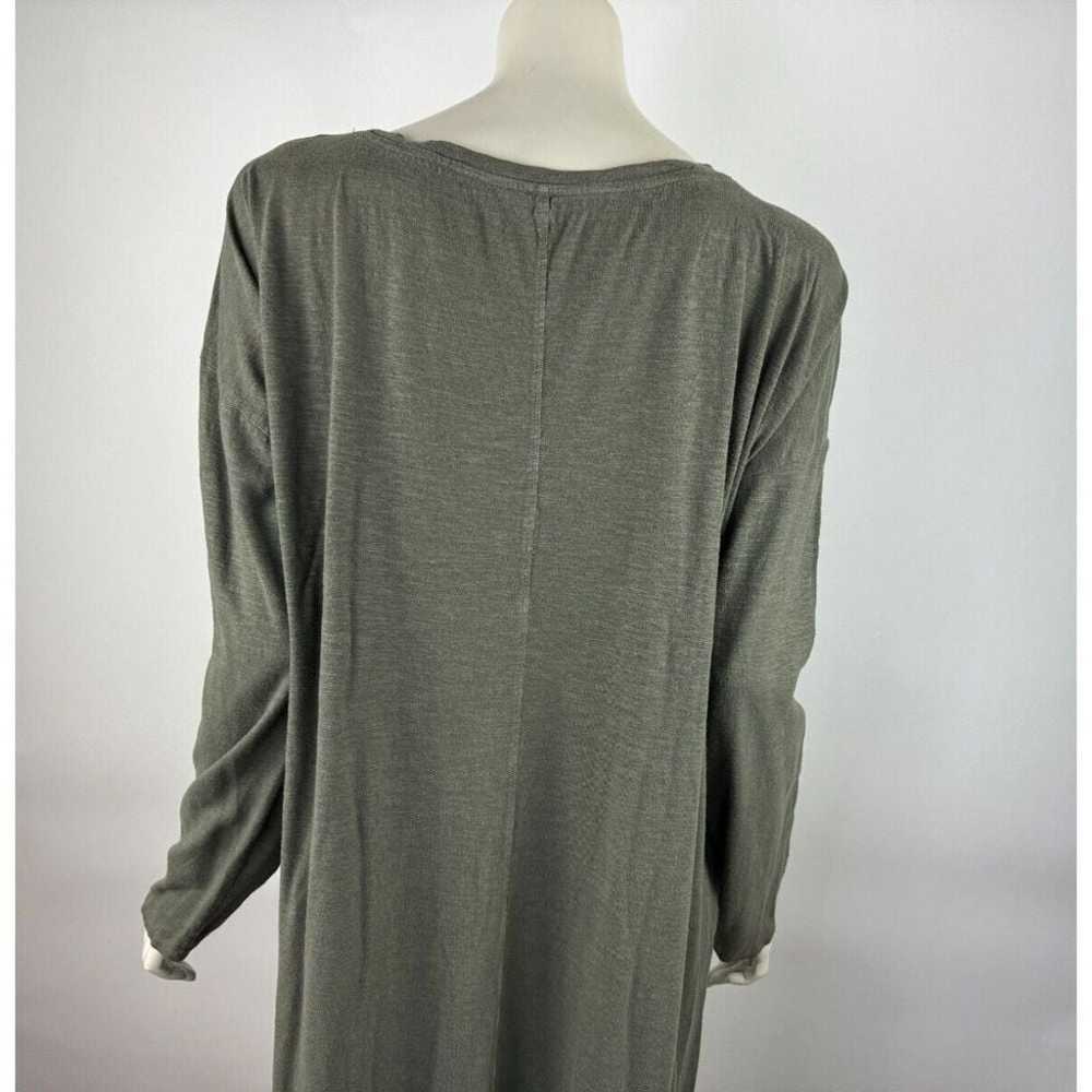 Eileen Fisher Organic Cotton Hemp  Dress Women L … - image 12