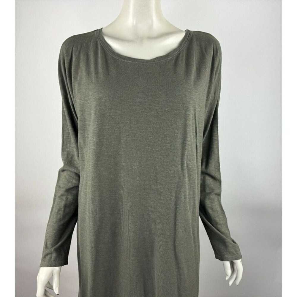 Eileen Fisher Organic Cotton Hemp  Dress Women L … - image 9