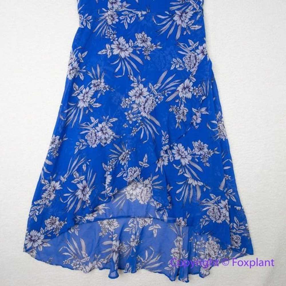 Sandra Darren floral print Sleeveless Uneven Hem … - image 3