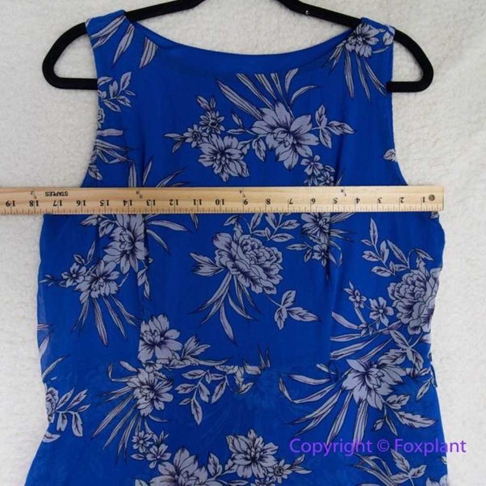 Sandra Darren floral print Sleeveless Uneven Hem … - image 4