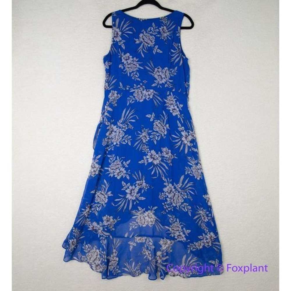 Sandra Darren floral print Sleeveless Uneven Hem … - image 7